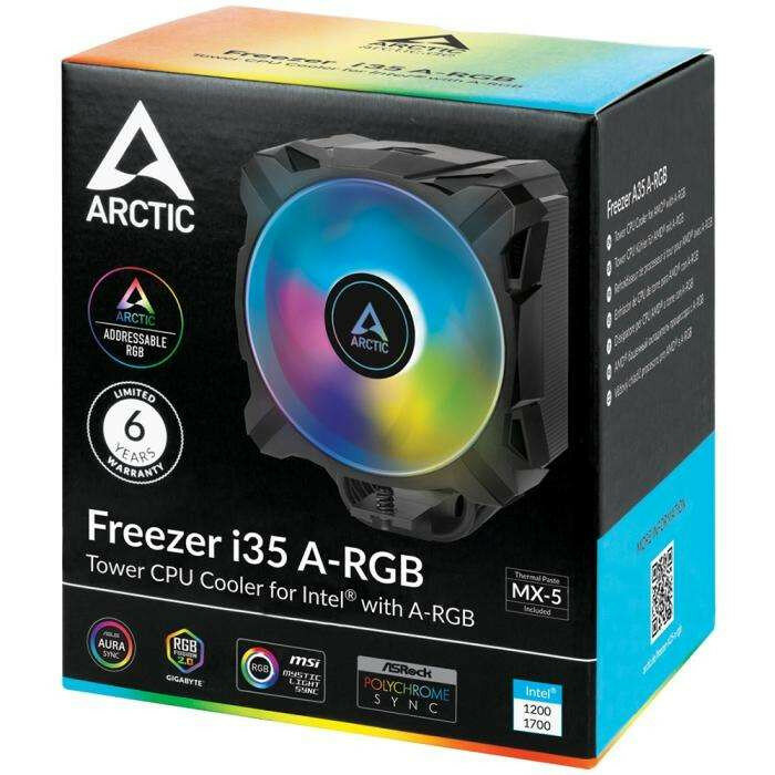 Вентилятор для процессора Arctic Freezer i35 ARGB Retail (Intel Socket 1200, 115x,1700) ACFRE00104A (703444)