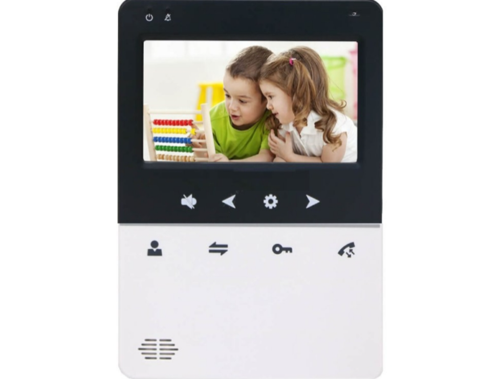 фото Major Монитор видеодомофона для дома, квартиры SOLO 4.3", сенсорные кнопки, белый