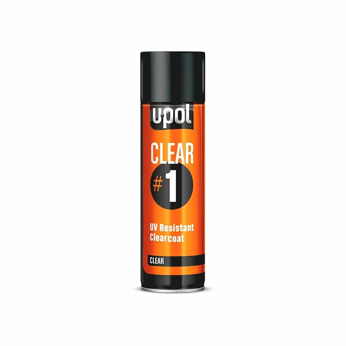 Лак UV-устойчивый с высоким глянцем U-POL CLEAR/AL Clear #1 аэрозоль 450 мл.