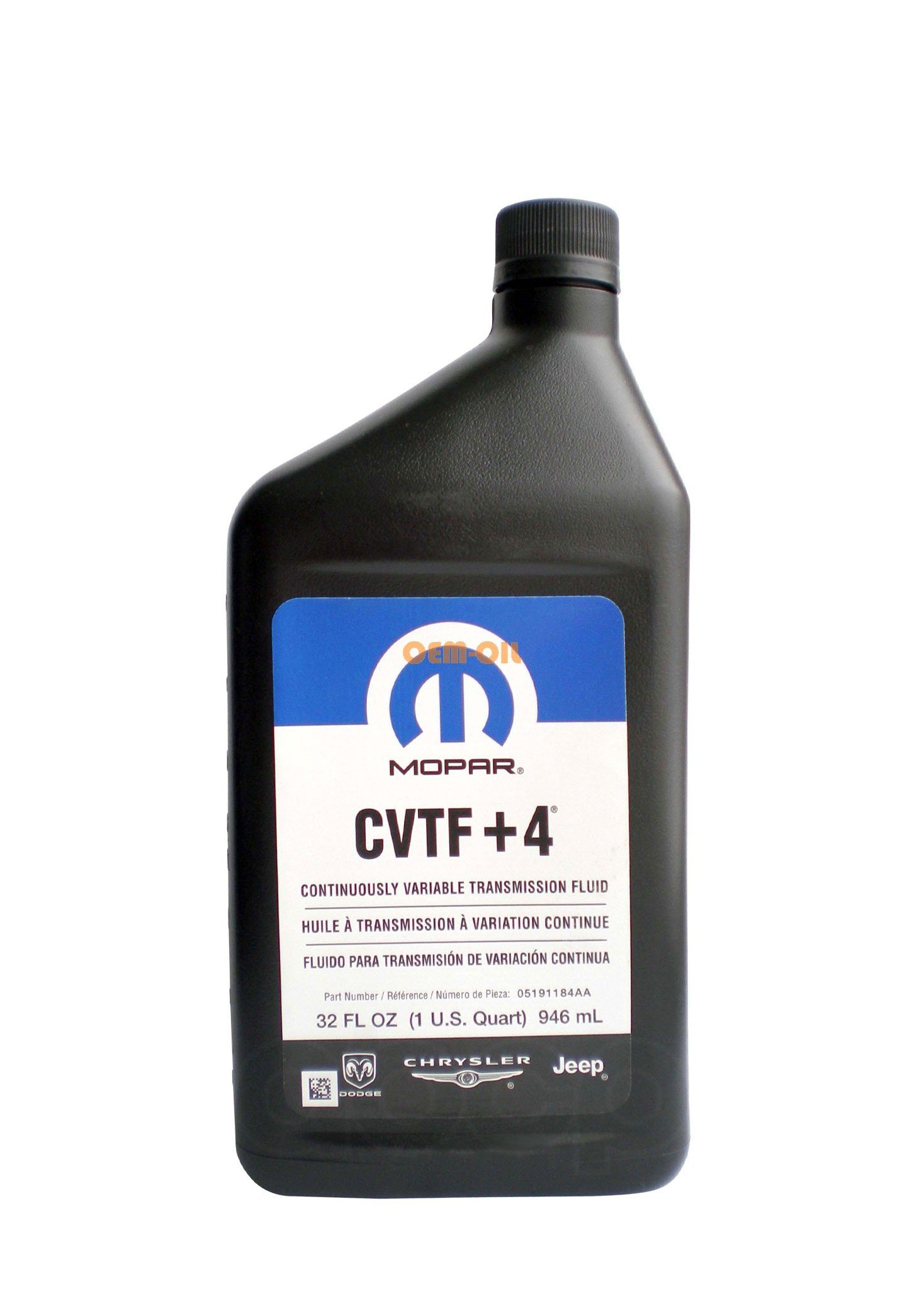 Жидкость Для Вариатора Cvtf+4 (J1!!) /Mopar/ 0.946 Mz320262 Kle53-00004 Mz320288 30041102-750 MOPAR арт. 05191184AA