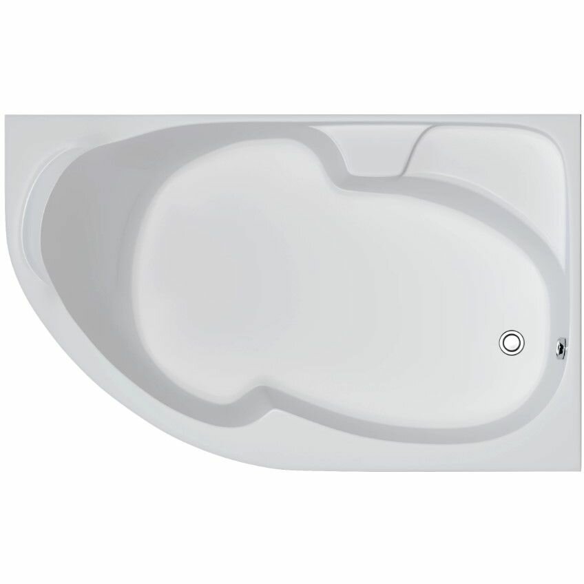 фото Ванна акриловая асимметричная 1MarKa Diana R 1700х900 белый (01ди179р)