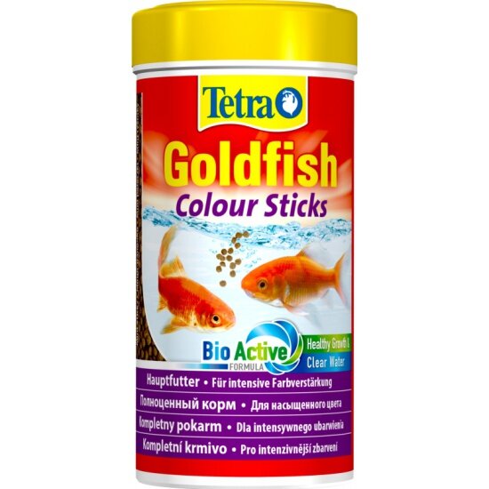 Корм для окраса золотых рыбок TETRA Goldfish Colour Sticks 250ml