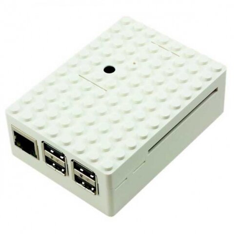 Multicomp Pi-BLOX Case - White - Lego корпус белого цвета для Raspberry Pi