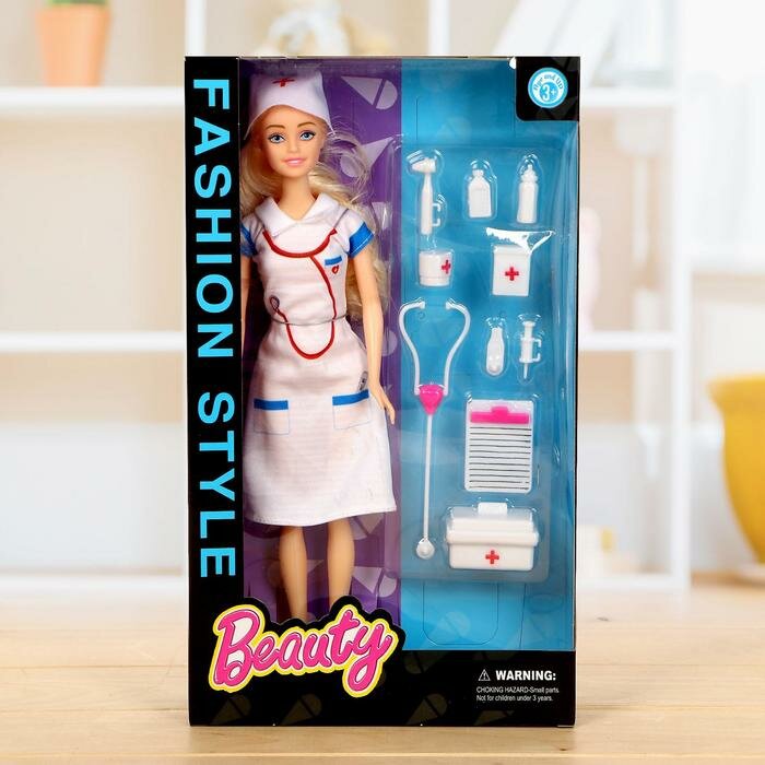 Кукла-модель «Врач» с аксессуарами, микс