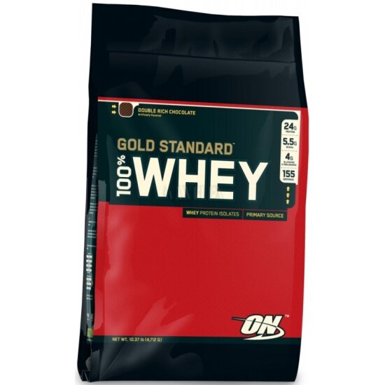  OPTIMUM NUTRITION 100% Whey Gold Standard 10lb, double rich chocolate