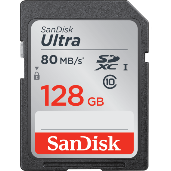 Флеш карта SD 128GB SanDisk SDXC Class 10 UHS-I Ultra 120MB/s