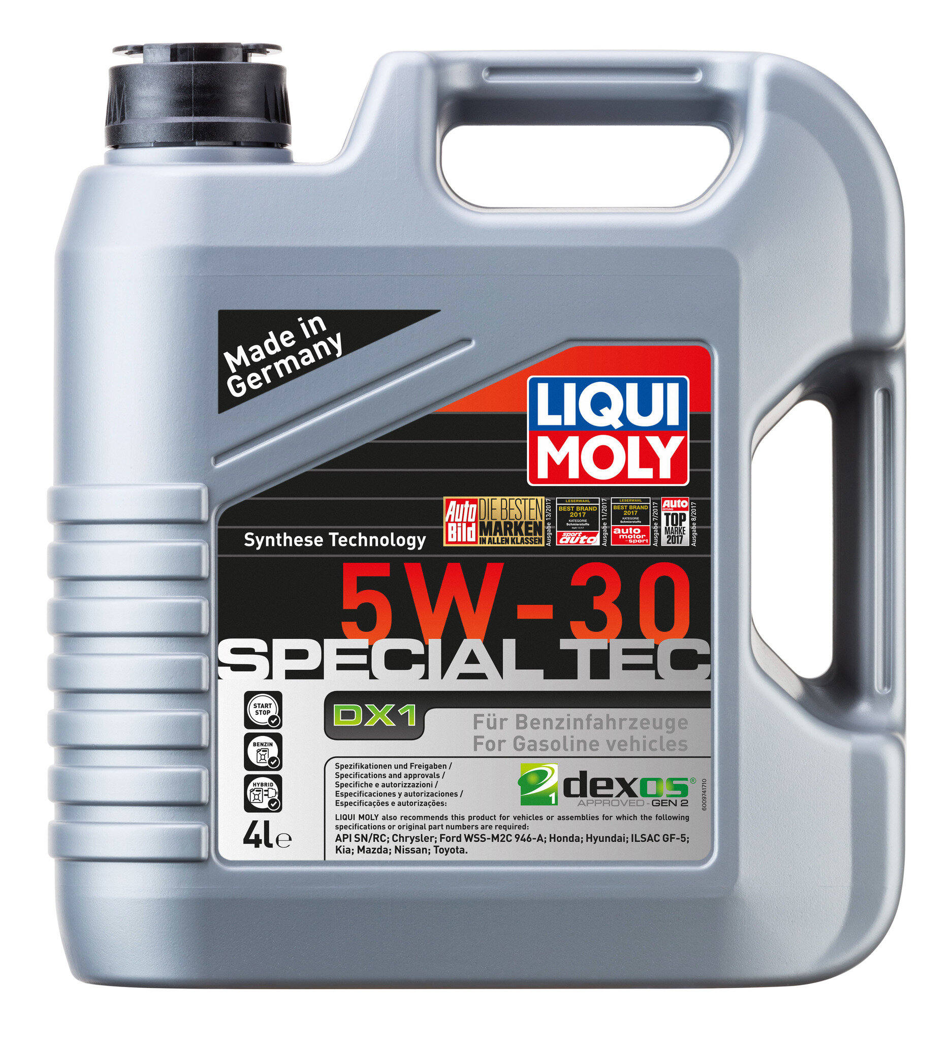 Моторное масло Liqui Moly Special Tec DX1 5W30 hc-синтетическое 4л