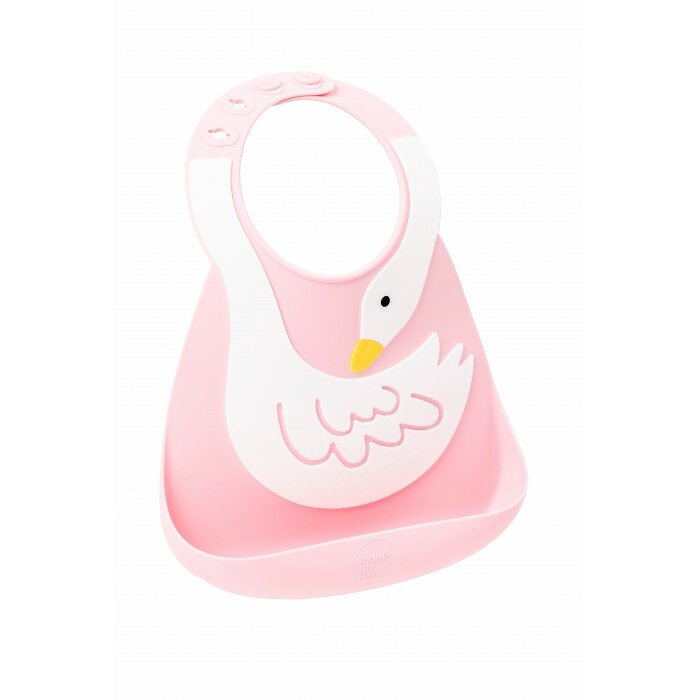 Baby Bib Swan Розовый