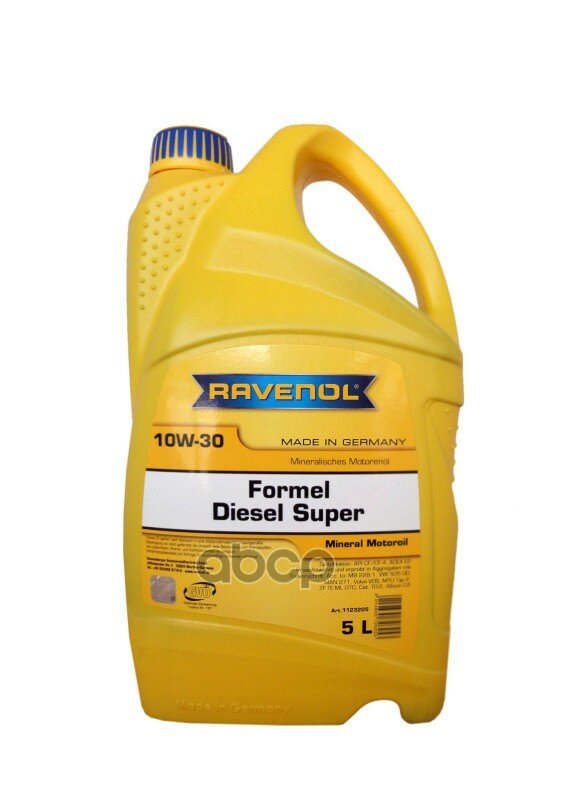 Ravenol^4014835726253 Моторное Масло Ravenol Formel Diesel Super 10w-30 ( 5л) New Ravenol арт. 4014835726253