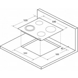 Встраиваемый комплект Kuppersberg ICS 608 + HH 6612 T - фотография № 5