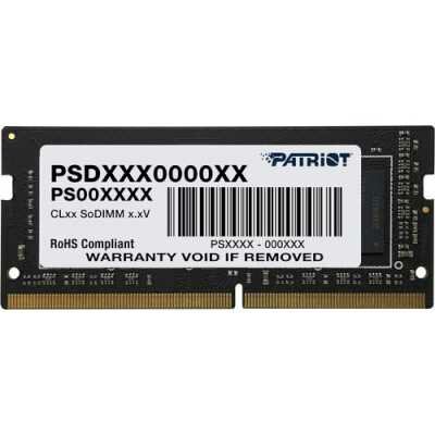 Оперативная память Patriot Signature Line PSD432G32002S SO-DIMM DDR 4 DIMM 32Gb PC25600, 3200Mhz