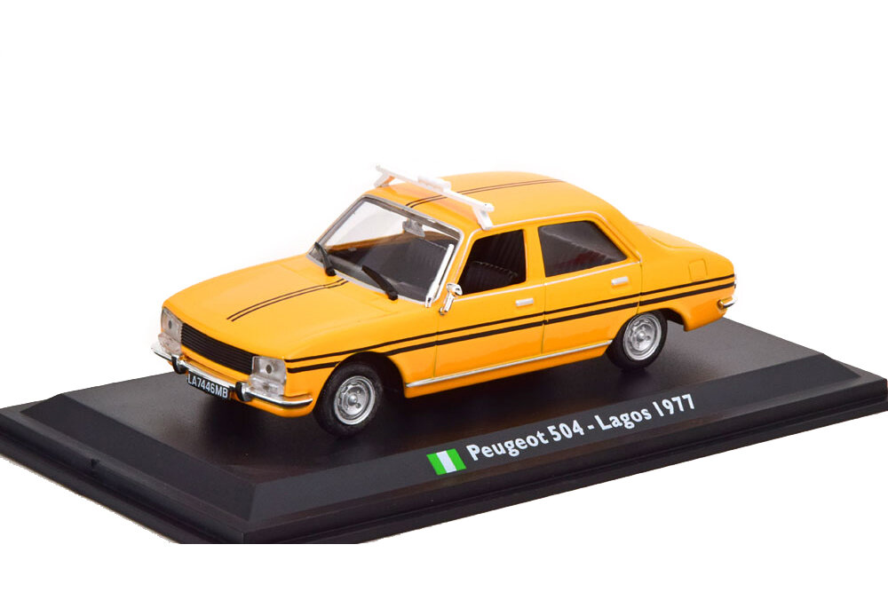 Peugeot 504 taxi lagos 1977 yellow - фотография № 1