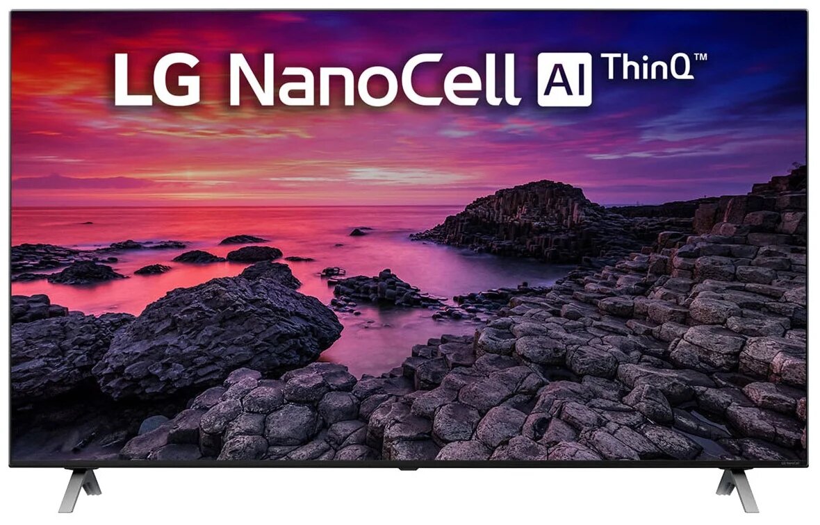 55" Телевизор LG 55NANO906NA 2020 NanoCell, HDR, LED, черный