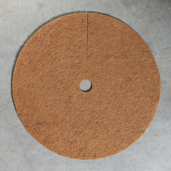 Мульчаграм Круг приствольный, d = 0,9 м, из кокосового полотна, набор 5 шт., «Мульчаграм» - фотография № 1