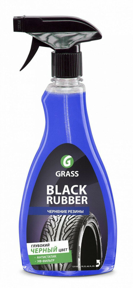 Чернитель шин GRASS Black rubber (флакон 600 мл)