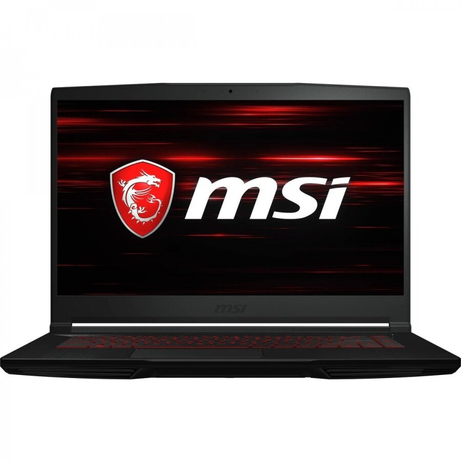 MSI 15.6" Ноутбук MSI GF63 10SC-634XRU (1920x1080, Intel Core i7 2.6 ГГц, RAM 16 ГБ, SSD 512 ГБ, GeForce GTX 1650 Max-Q, DOS), 9S7-16R512-634