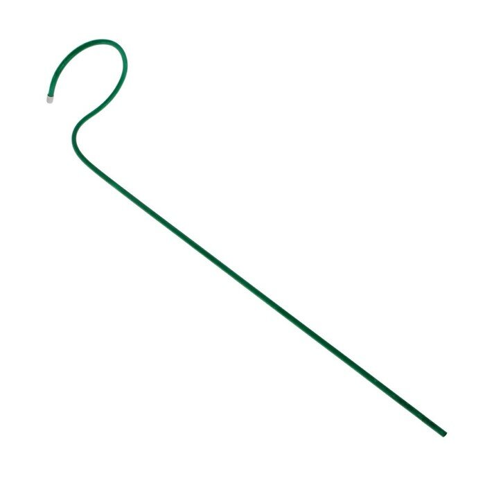 Кустодержатель для цветов, d = 20 см, h = 90 см, ножка d = 1 см, металл, зелёный (2 шт) - фотография № 2