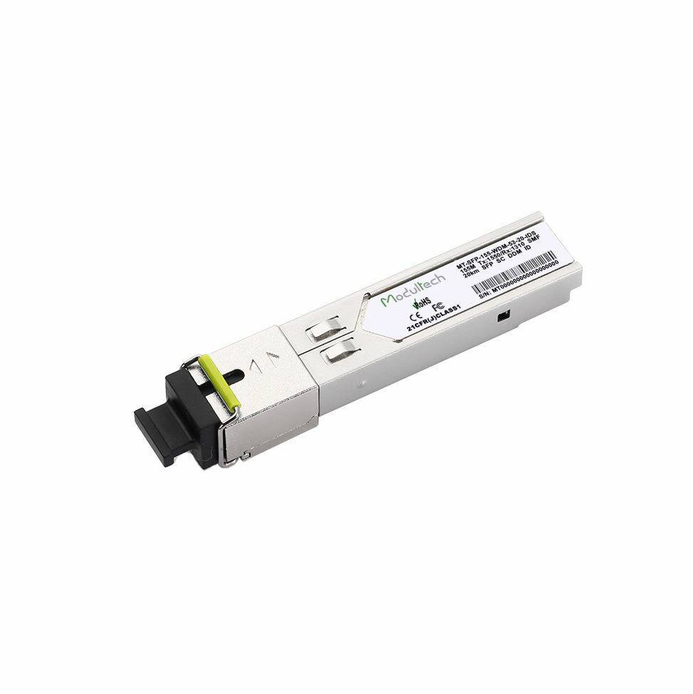 Industrial SFP WDM 155 Мбит/с 20 км 1550/1310 нм SMF SC