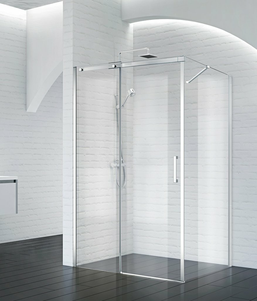 Душевой уголок BelBagno Acqua ACQUA-AH-1-120/80-C-Cr