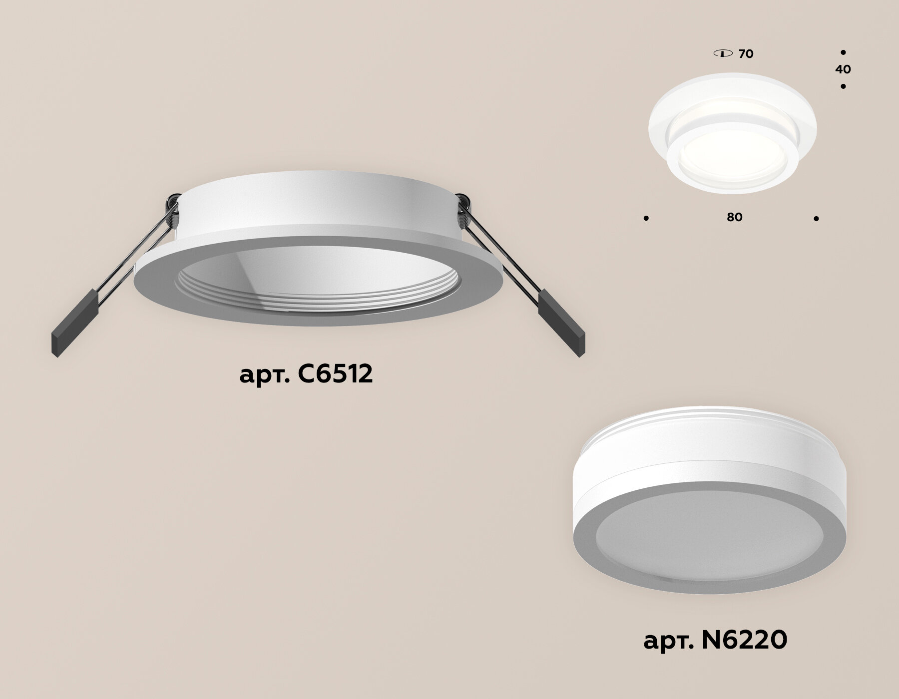 Ambrella light Встраиваемый светильник Ambrella light Xc Techno Spot XC6512060 (C6512, N6220) - фотография № 2