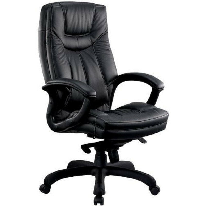 Кресло для руководителя Easy Chair CS-608Е черное (кожа/пластик)