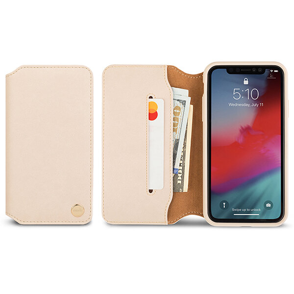 Moshi Чехол-книжка Moshi Overture Beige для iPhone XS Max бежевый 99MO091262