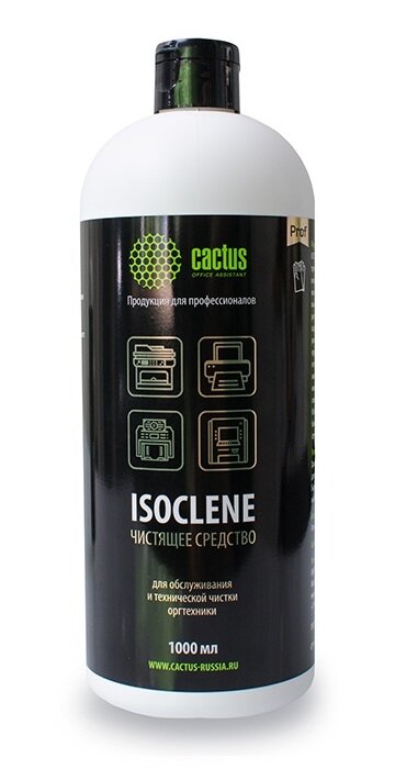 Средство для очистки техники Cactus CS-ISOCLENE1 изопропиловое 1л (1шт.)