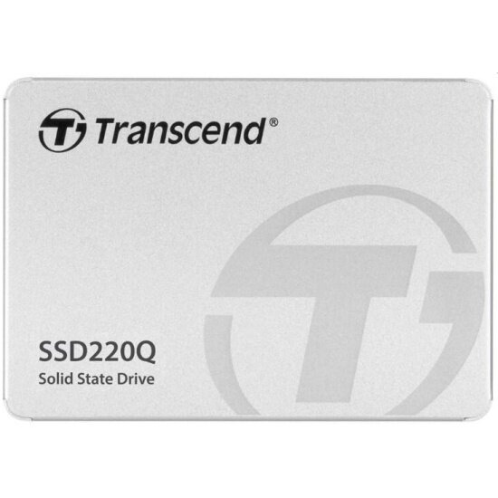 SSD диск TRANSCEND 2.5" SSD220Q 1.0 Тб SATA III QLC (TS1TSSD220Q)