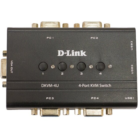 Переключатель KVM D-LINK DKVM-4U