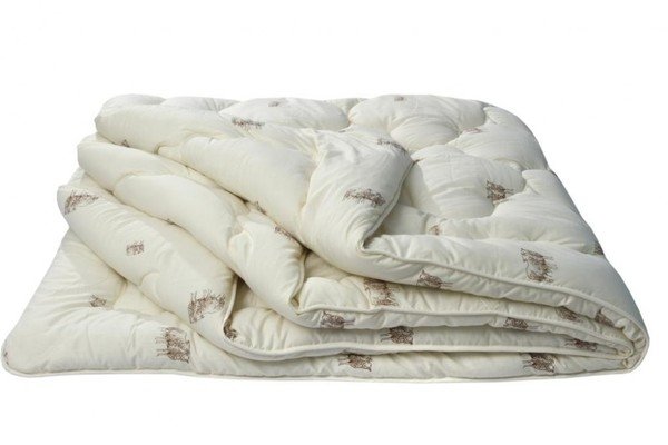 Одеяло 28 (шерсть овечья 150/смесовая ткань) 2-спальное
