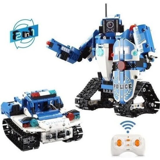 Конструктор CADA C51049W Полиция 2 в 1, 556 деталей