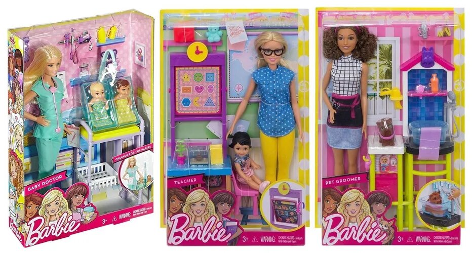 Мателл BARBIE Игровой набор "Профессия"