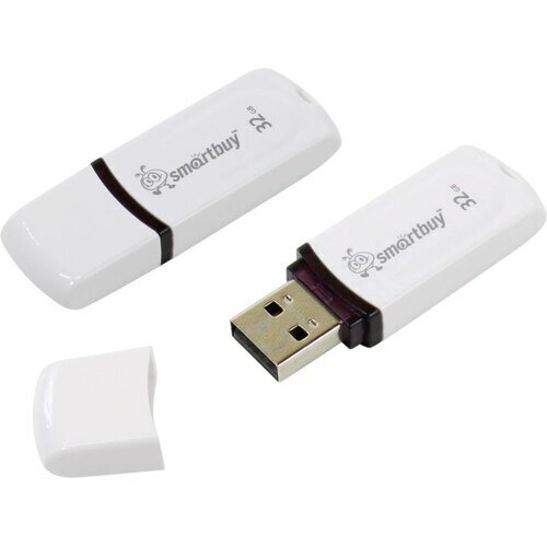 Флешка Smartbuy Paean SB32GBPN-W 32 Гб White