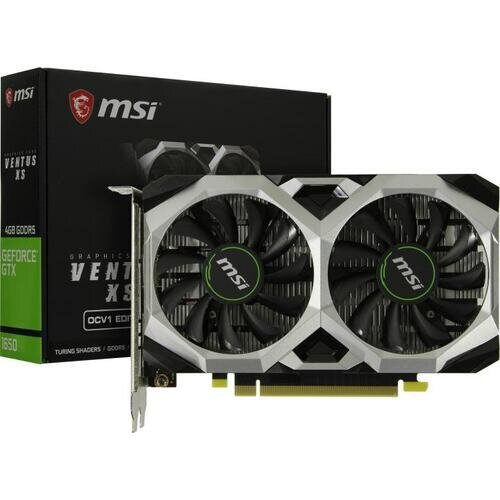 Видеокарта MSI NVIDIA GeForce GTX 1650 , , 4ГБ, GDDR5, OC, Ret - фото №1