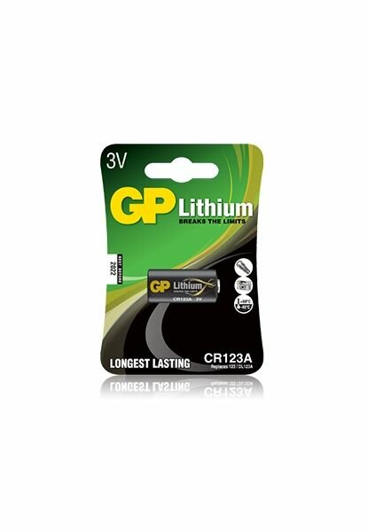 Батарейка GP Lithium CR123A (1шт.)