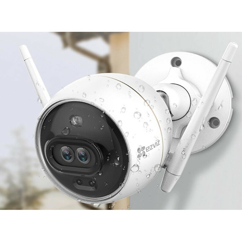 EZVIZ C3X 1080P 2.8mm, уличная WiFi видеокамера c двумя объективами, цветным ночным режимом, распознаванием людей и авто