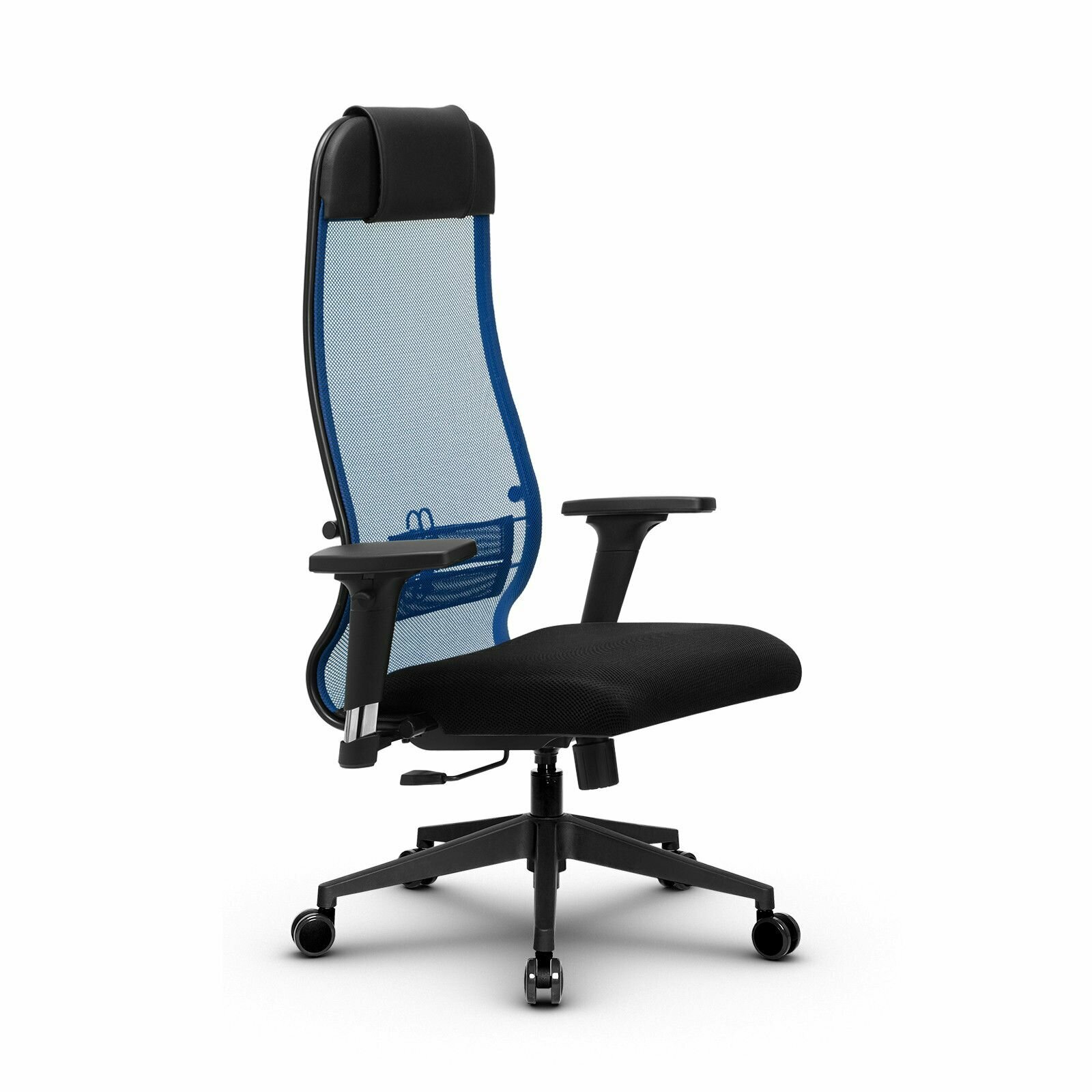 Компьютерное офисное кресло Metta Комплект 18/2D, осн. 002 (17832), Синее/Черное - фотография № 1