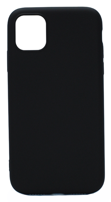 Чехол - накладка для iPhone 12 mini (5.4), Silicon Case, Без лого, черный