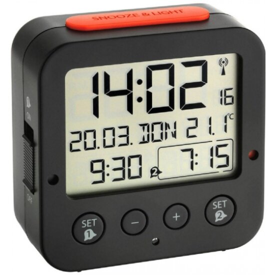 Часы с термометром TFA 60.2528
