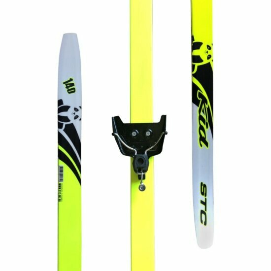 Лыжный комплект без палок с креплениями на 75 мм STC STEP KID 100 см