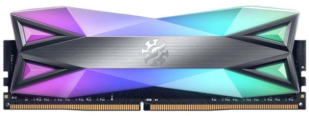 Оперативная память 8 Gb 3200 MHz ADATA XPG SPECTRIX D60G RGB Grey (AX4U32008G16A-ST60)