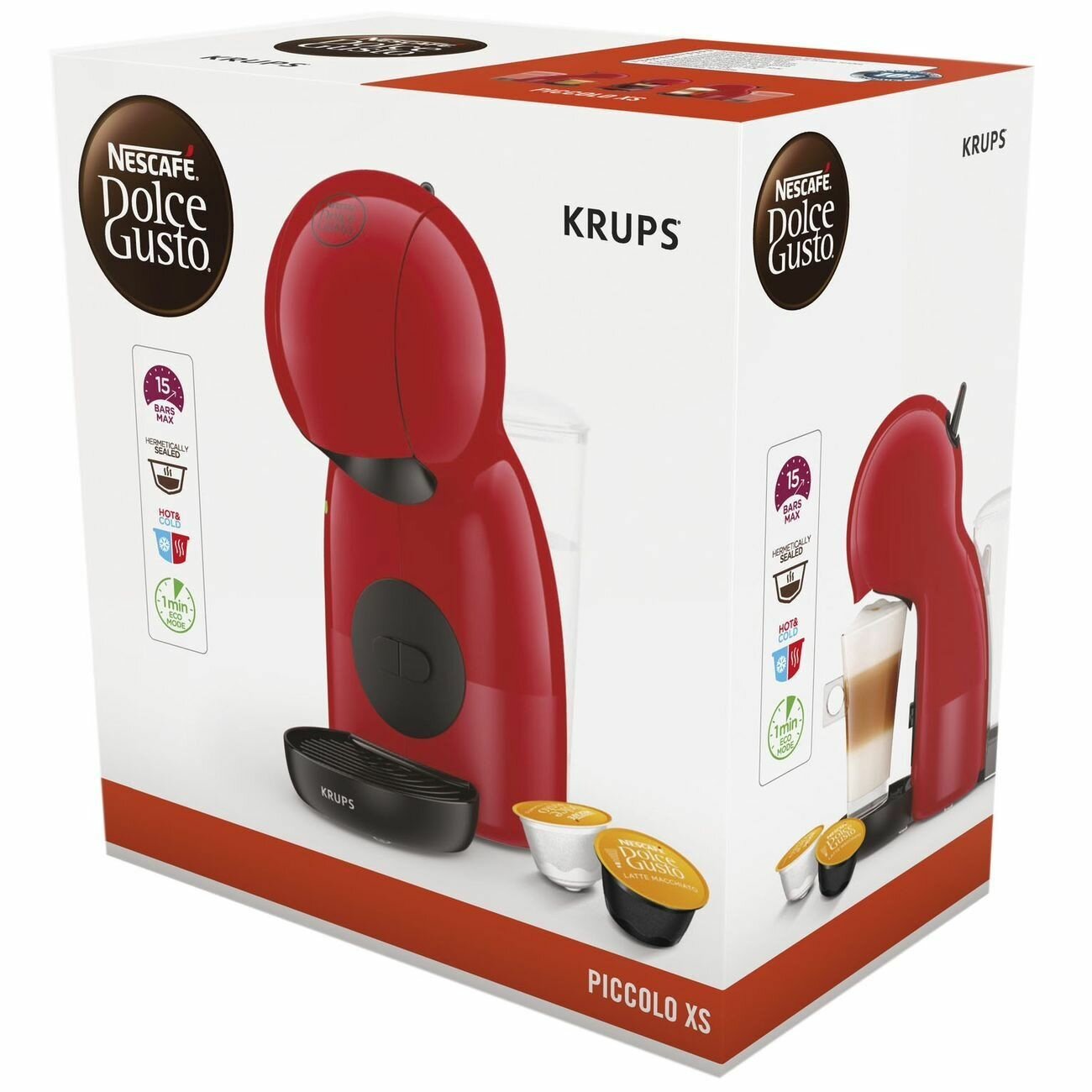 Капсульная кофемашина Dolce Gusto Piccolo XS KP1A0510 - фотография № 9