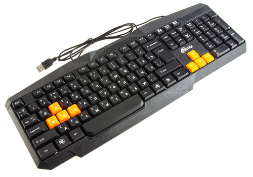 Проводная клавиатура Ritmix RKB-152 USB черная