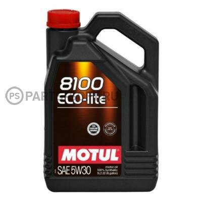 MOTUL 108214 5W-30 5L 8100 ECO-LITE масло моторное синтетическое