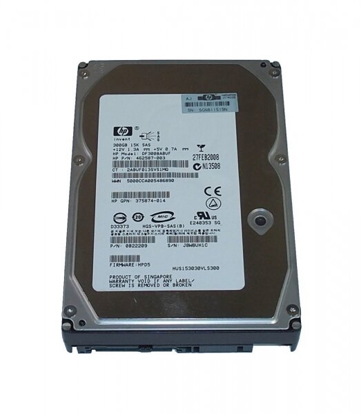 Жесткий диск HP 375874-016 300Gb SAS 3,5" HDD