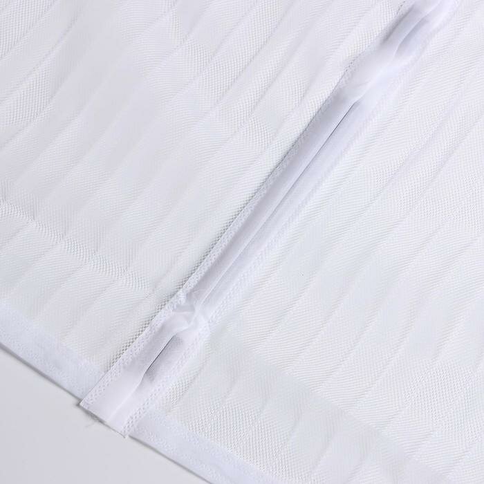 Сетка антимоскитная для дверей, 100 × 210 см, на магнитах, цвет белый - фотография № 8