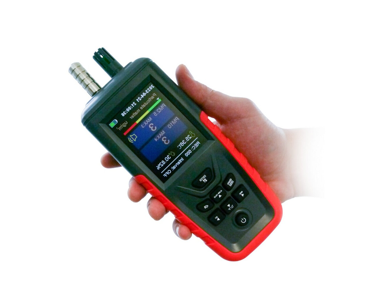 Ручной датчик уровня пыли анализатор пыли в воздухе HT Mod:HZ-820 (F1800EU) 03/05/10/25/50/10 мкм Запыленность воздуха в помещении