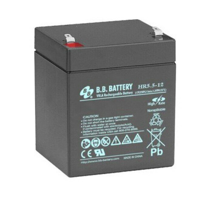 Батарея для ИБП BB HRC 5.5-12 (12В 5Ач)