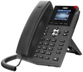 Fanvil X3S - IP телефон с бп, 4 SIP линии, HD аудио, цветной дисплей 2,4”, порт для гарнитуры
