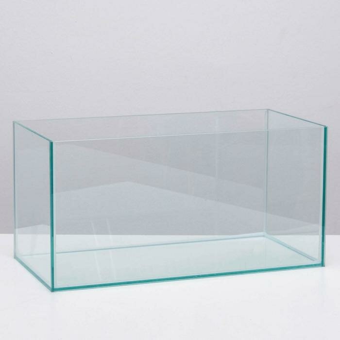 Прямоугольный Акваскейп прозрачный шов , 60х30х30 см, без ребер жесткости, 54 л - фотография № 1